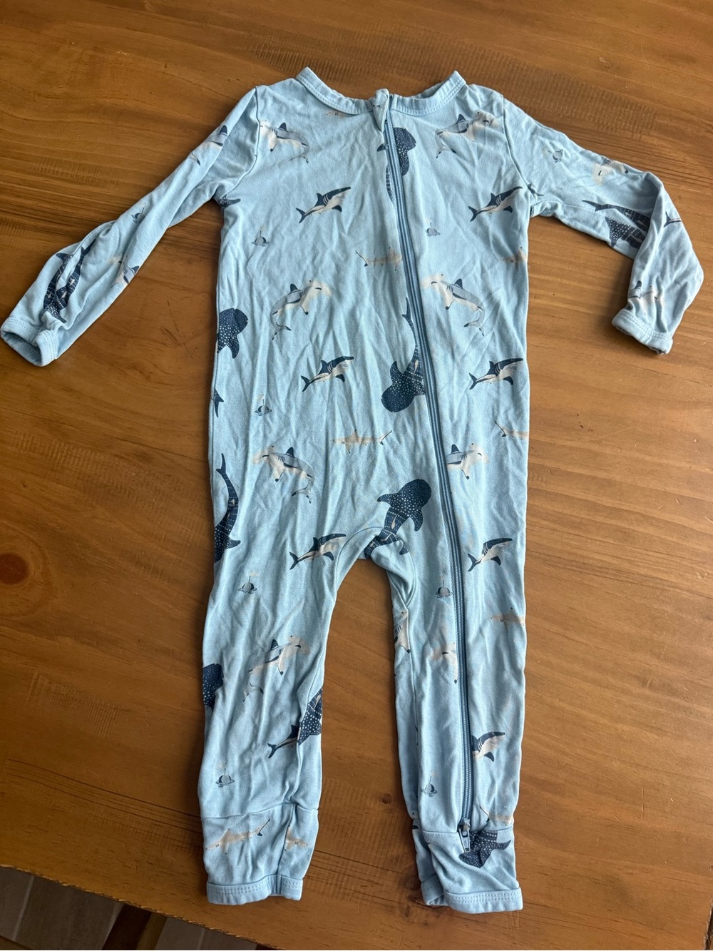 Kyte Baby Shark Zipper Pjs